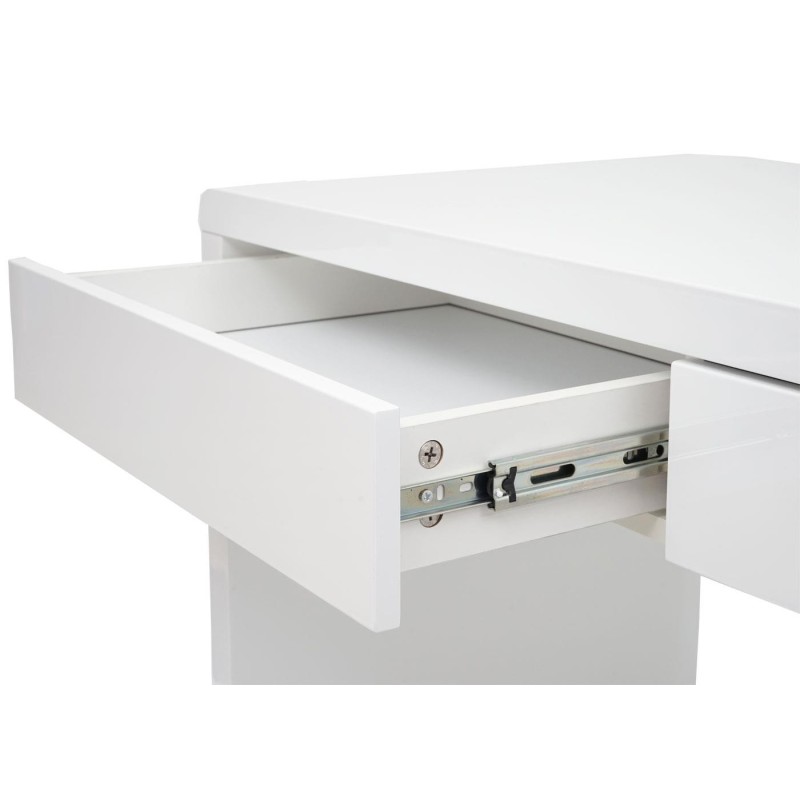 Mesa de Ordenador MANCHESTER, 100x60x75 cm, en Madera color Blanco