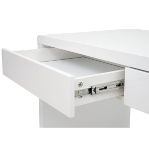 Mesa de Ordenador MANCHESTER, 100x60x75 cm, en Madera color Blanco