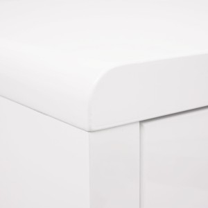 Mesa de Ordenador MANCHESTER, 100x60x75 cm, en Madera color Blanco
