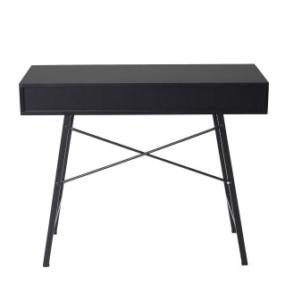 Mesa para Ordenador NILSA, 120x60x76 cm, color Negro 2