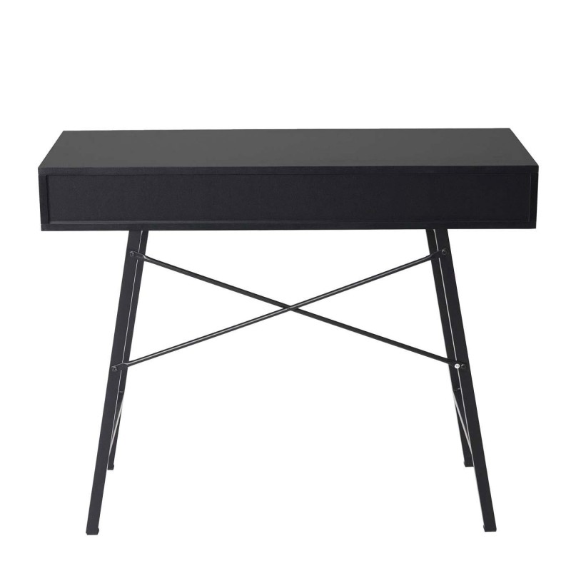 Mesa para Ordenador NILSA, 120x60x76 cm, color Negro