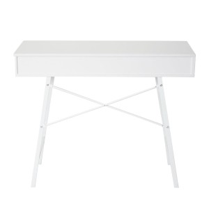 Mesa para Ordenador NILSA, 120x60x76 cm, color Negro