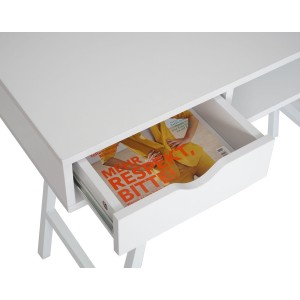 Mesa para Ordenador NILSA, 120x60x76 cm, color Negro