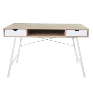 Mesa para Ordenador NILSA, 120x60x76 cm, color Negro