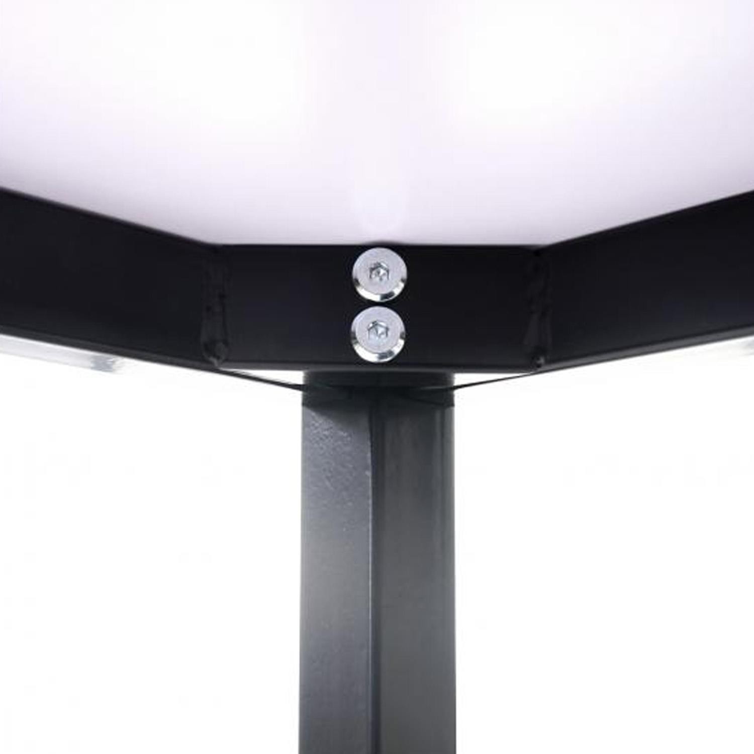 Mesa de oficina LODY, 160x80x75 cm, Estructura Metálica y Superficie de Madera color Haya
