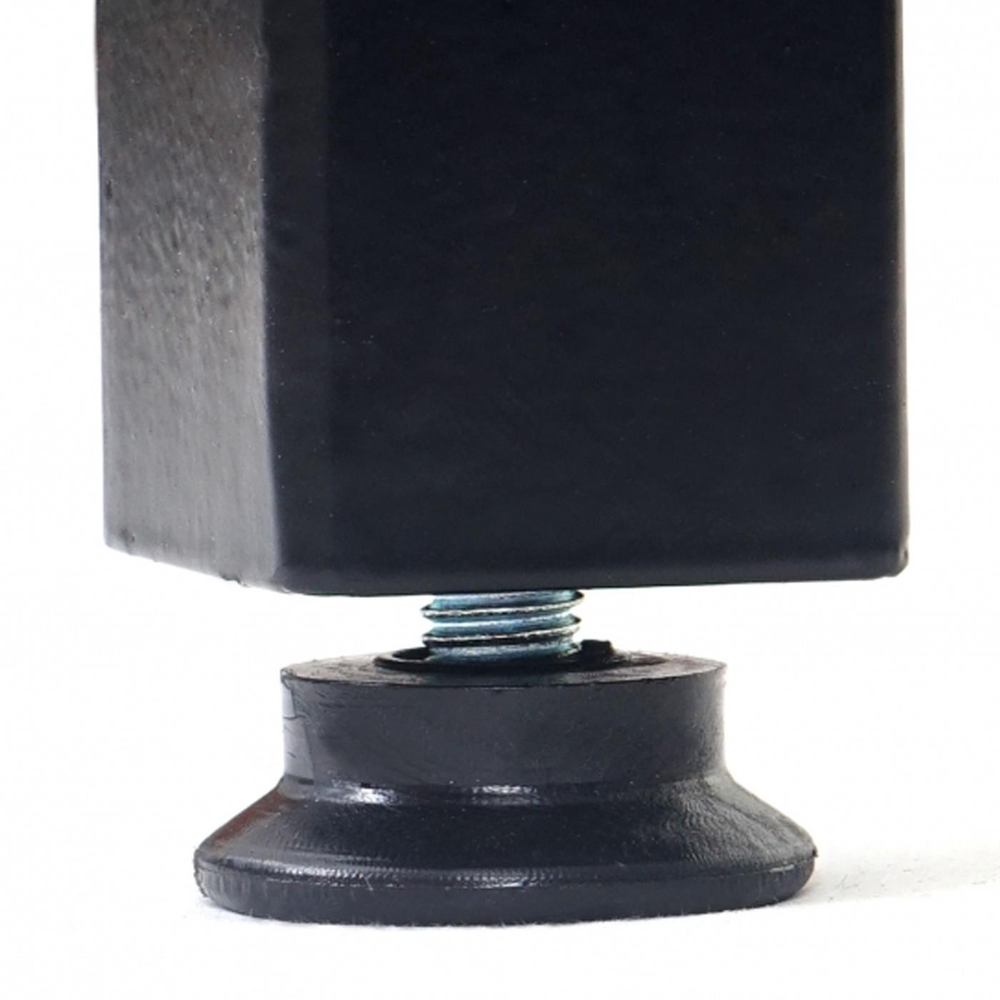 Mesa de oficina DEMI, dimensiones 120x80x74,5 cm, Estructura Metálica y Superficie en Madera Color Negro