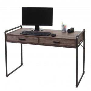 Mesa para Ordenador ZENIT, 120x60x75 cm, color Marrón oscuro