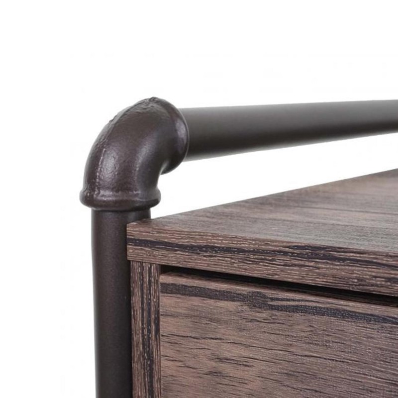 Mesa para Ordenador ZENIT, 120x60x75 cm, color Marrón oscuro