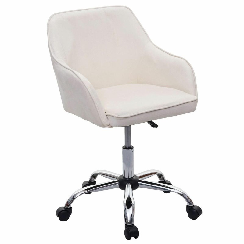 Silla de Oficina LINDA en Terciopelo color Negro