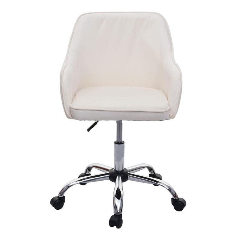 Silla de Oficina LINDA en Terciopelo color Negro