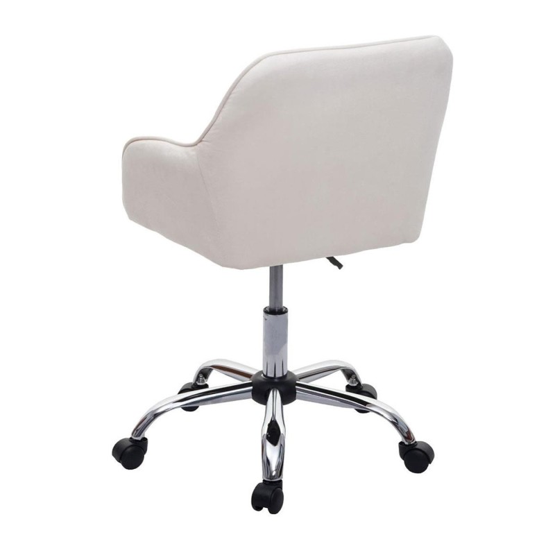 Silla de Oficina LINDA en Terciopelo color Negro