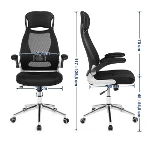 Silla Ergonómica NIKI en Malla Transpirable color Negro
