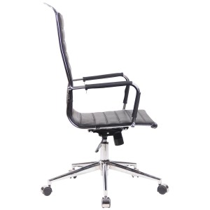 Silla de Oficina BRANES PIEL REAL color Negro