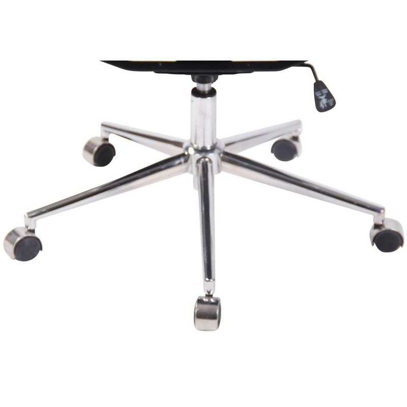 Silla de Oficina BRANES PIEL REAL color Negro