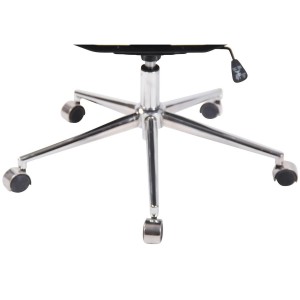 Silla de Oficina BRANES PIEL REAL color Negro