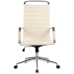 Silla de Oficina BRANES PIEL REAL color Negro
