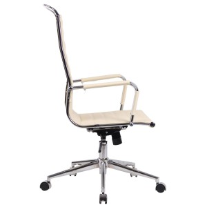 Silla de Oficina BRANES PIEL REAL color Negro