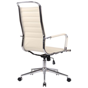 Silla de Oficina BRANES PIEL REAL color Negro