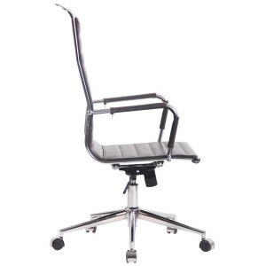Silla de Oficina BRANES PIEL REAL color Negro