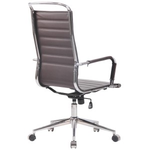 Silla de Oficina BRANES PIEL REAL color Negro