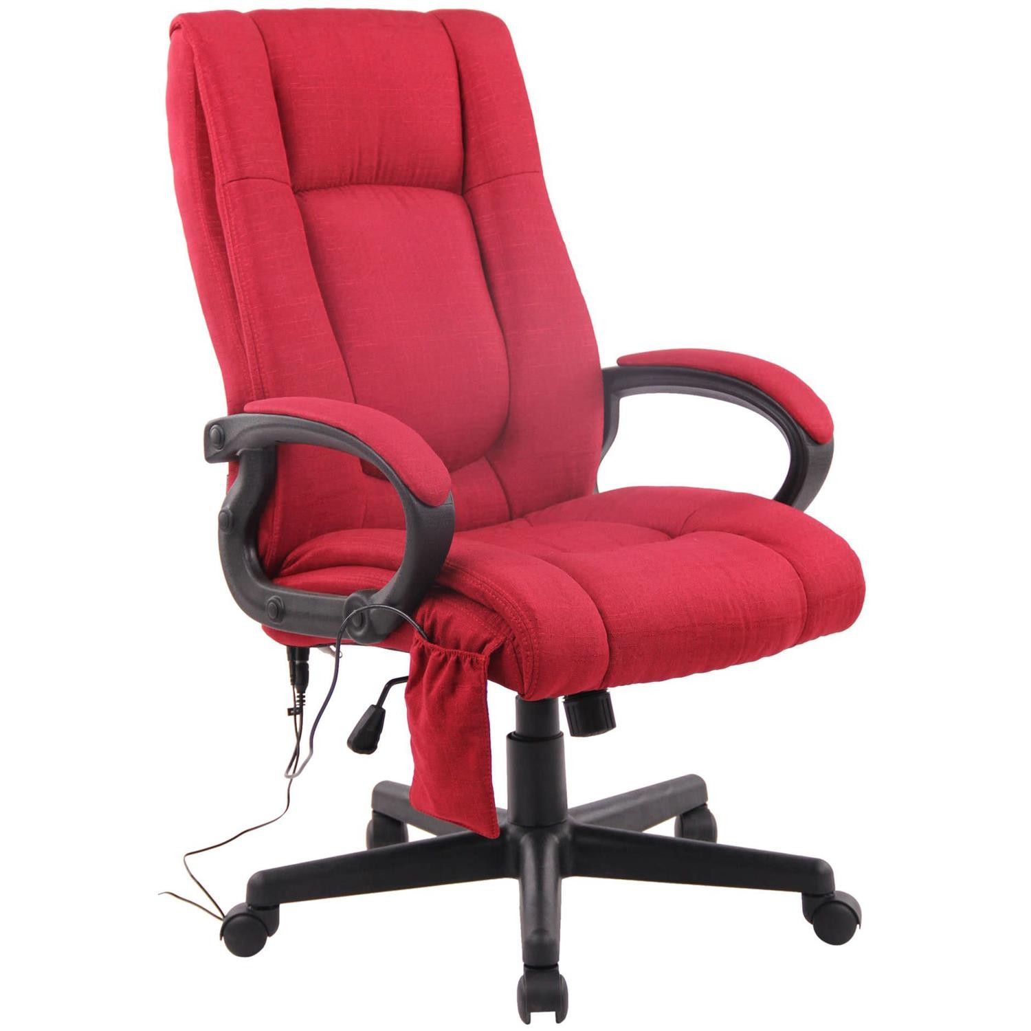Silla de Oficina NINA MASAJE TELA, Robusta, Gran Acolchado, color Negro