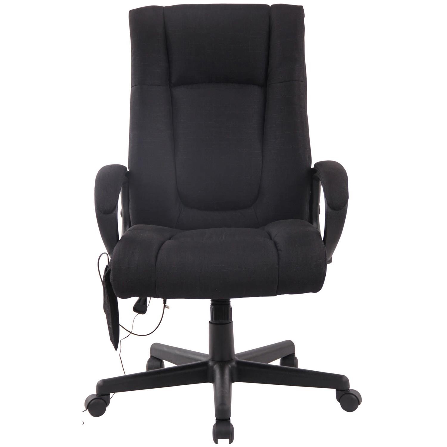 Silla de Oficina NINA MASAJE TELA, Robusta, Gran Acolchado, color Negro
