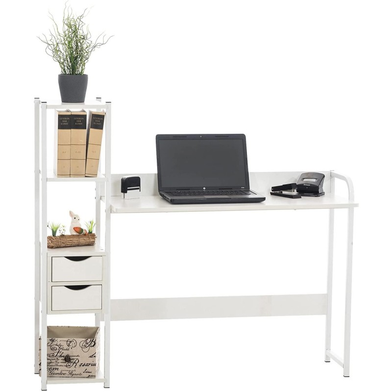 Mesa de Oficina SIDE en Metal y Madera color Negro