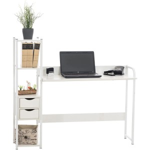 Mesa de Oficina SIDE en Metal y Madera color Negro