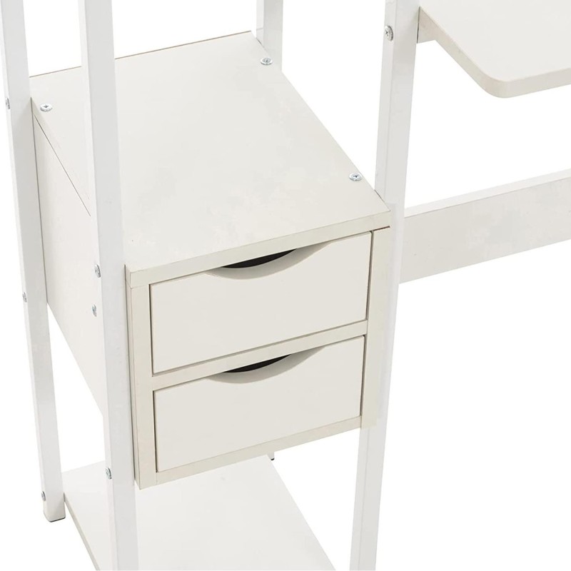 Mesa de Oficina SIDE en Metal y Madera color Negro