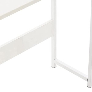 Mesa de Oficina SIDE en Metal y Madera color Negro