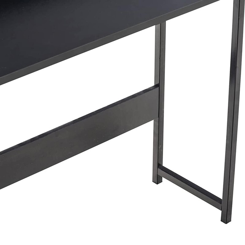Mesa de Oficina SIDE en Metal y Madera color Negro