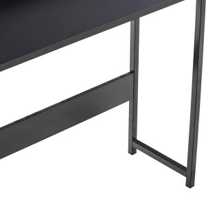 Mesa de Oficina SIDE en Metal y Madera color Negro