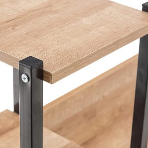 Mesa de Oficina SIDE en Metal y Madera color Negro