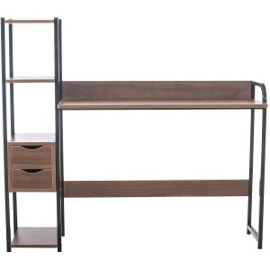 Mesa de Oficina SIDE en Metal y Madera color Negro