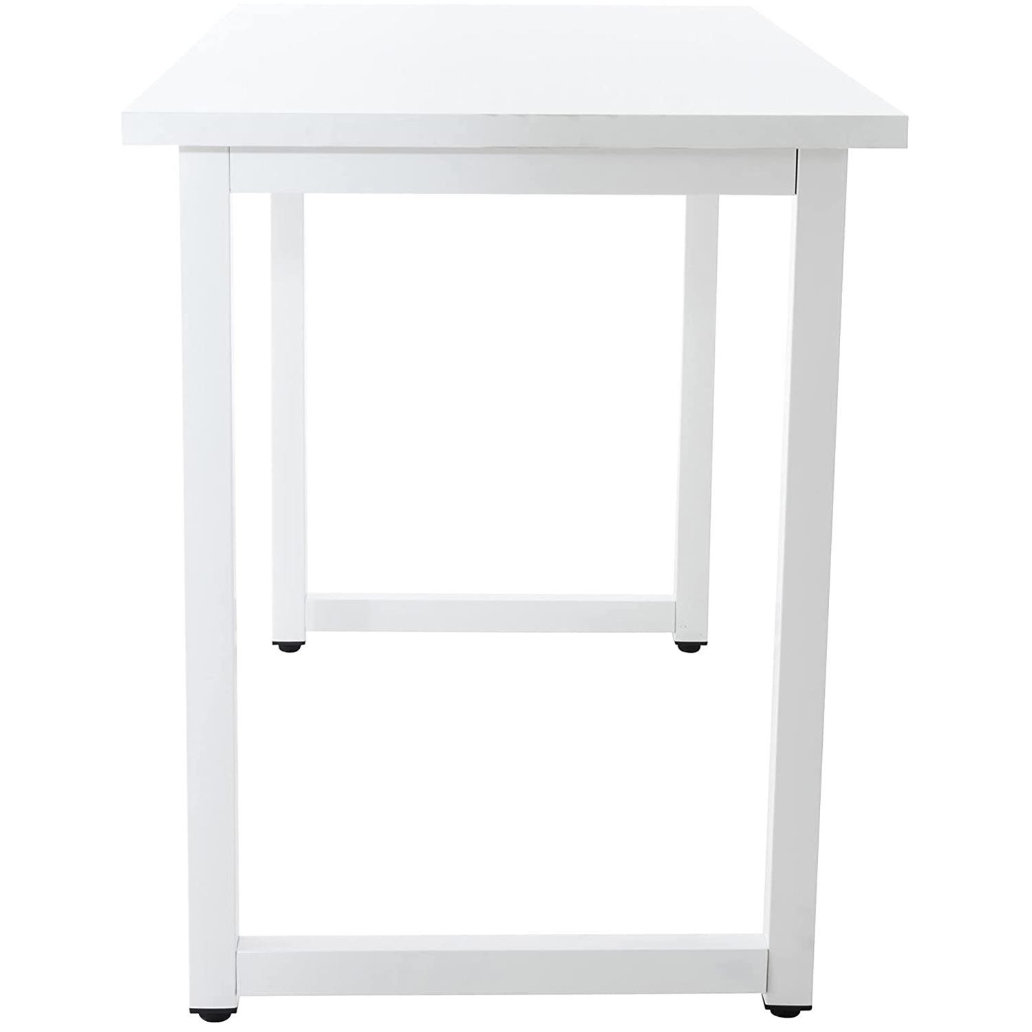Mesa de Oficina LEDA, 120x60x75 cm, en Metal y Madera, color Negro