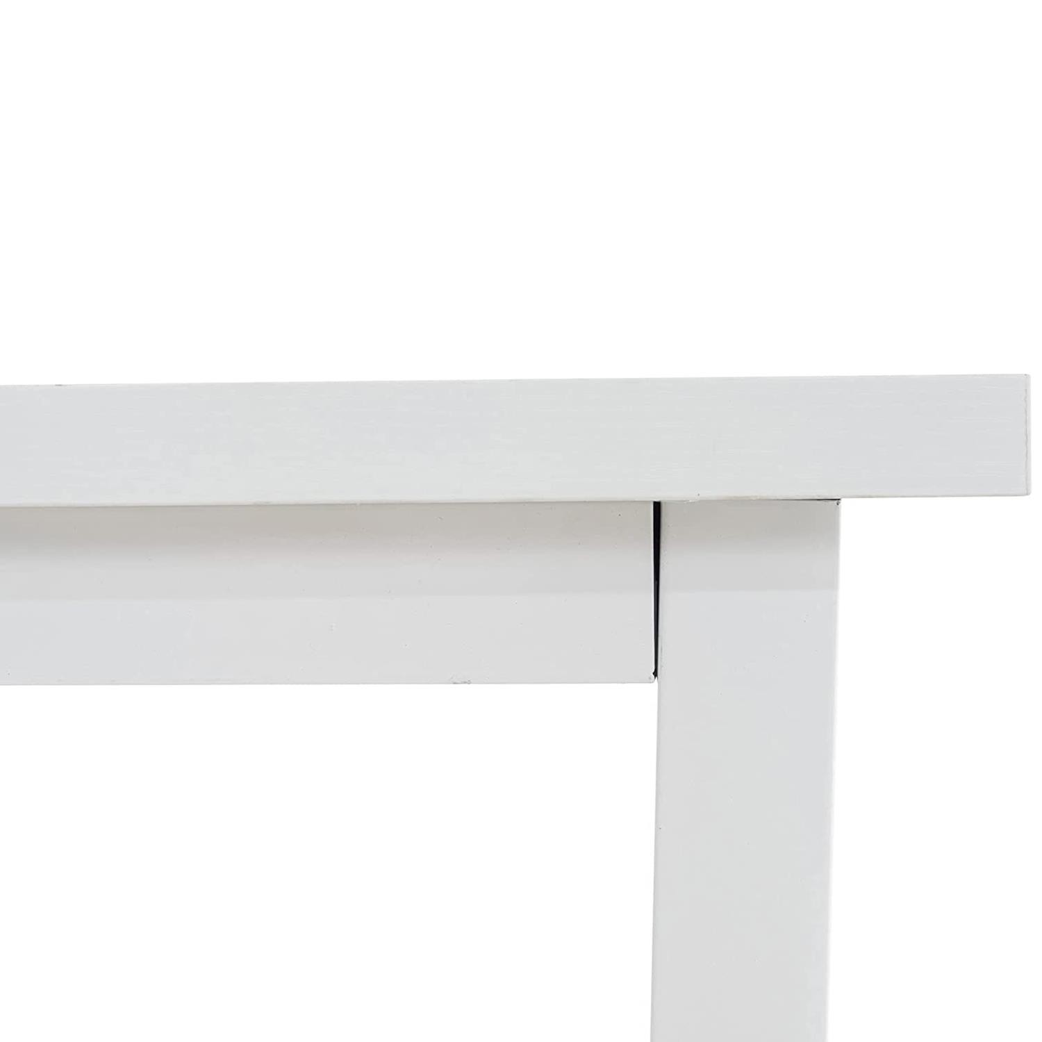 Mesa de Oficina LEDA, 120x60x75 cm, en Metal y Madera, color Negro