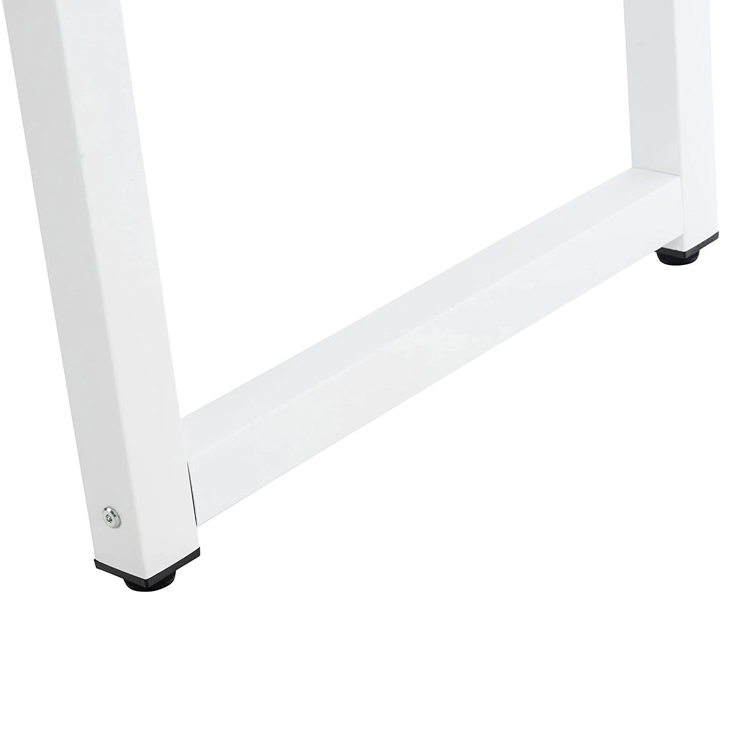Mesa de Oficina LEDA, 120x60x75 cm, en Metal y Madera, color Negro