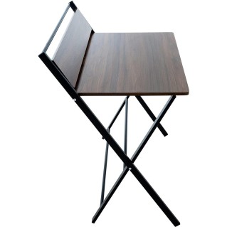 Mesa de escritorio plegable FORBY, diseño moderno e industrial, en Metal y Madera 2
