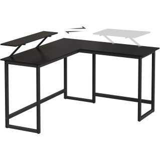 Mesa de Oficina LEGO, en Metal y Madera, color Negro 2