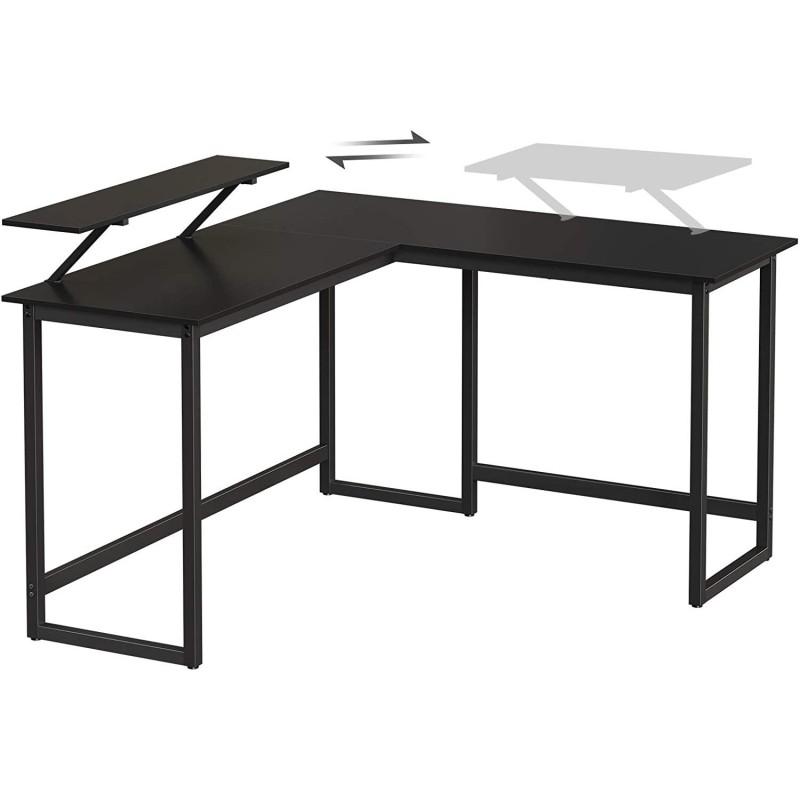 Mesa de Oficina LEGO, en Metal y Madera, color Negro