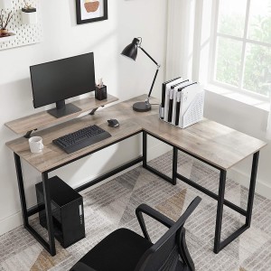 Mesa de Oficina LEGO, en Metal y Madera, color Negro