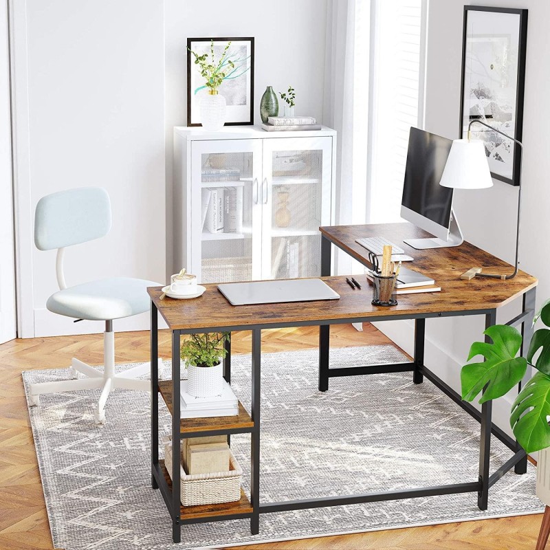 Mesa de Oficina LADY color Gris Pardo