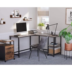Mesa de Oficina LADY color Gris Pardo