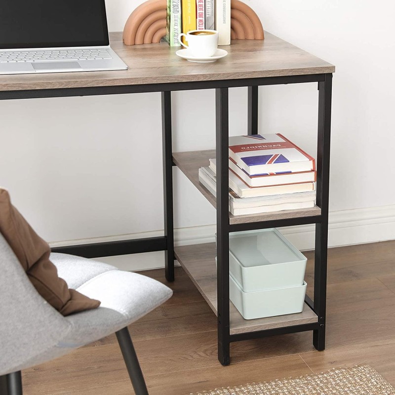 Mesa de Oficina LADY color Gris Pardo