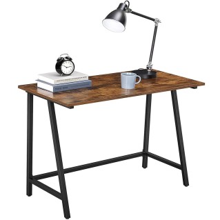 Mesa para Oficina EDANY, en Acero y Madera, color Nogal 2
