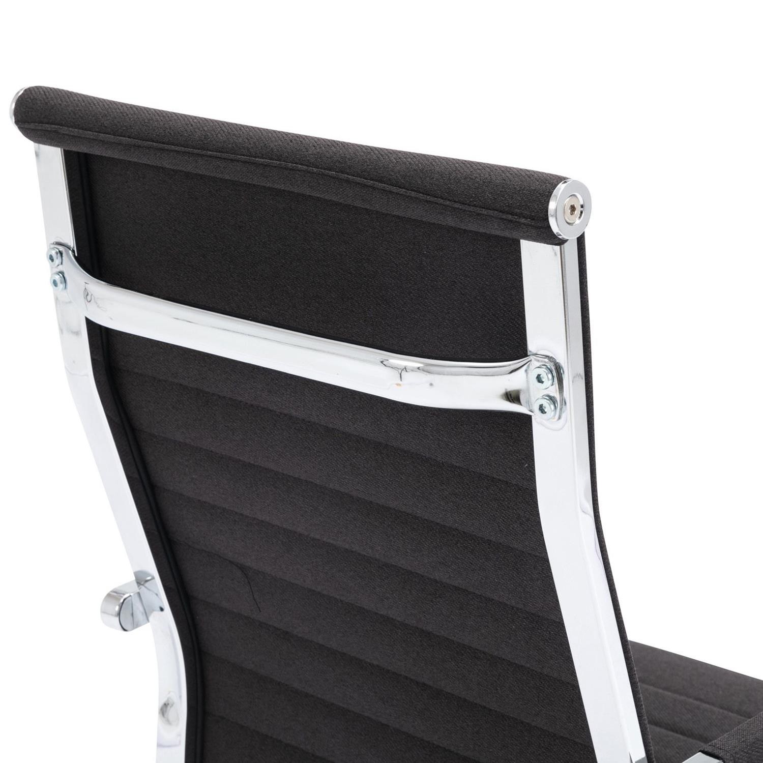 Silla de Oficina BERLIN TELA, Elegante Diseño, Muy Confortable, en Negro