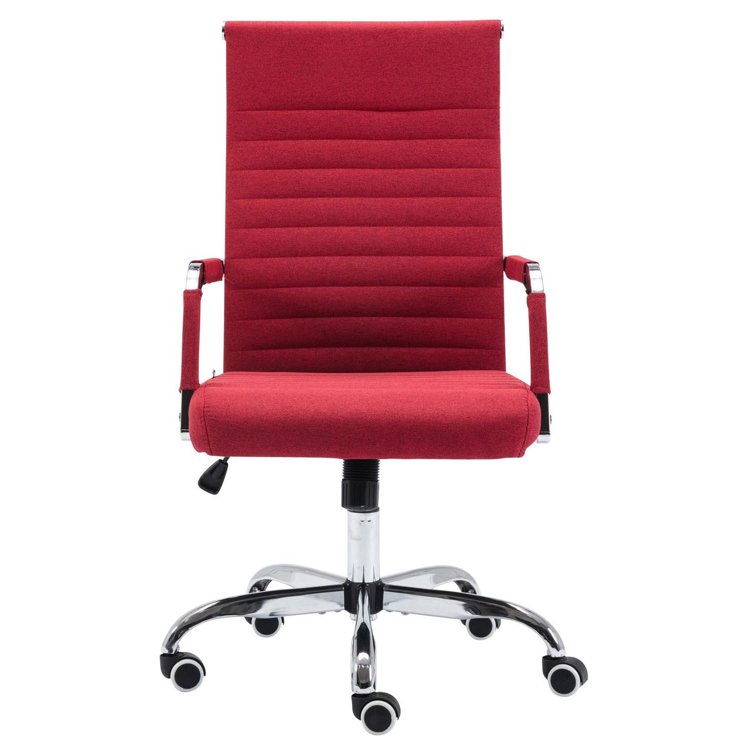 Silla de Oficina BERLIN TELA, Elegante Diseño, Muy Confortable, en Negro