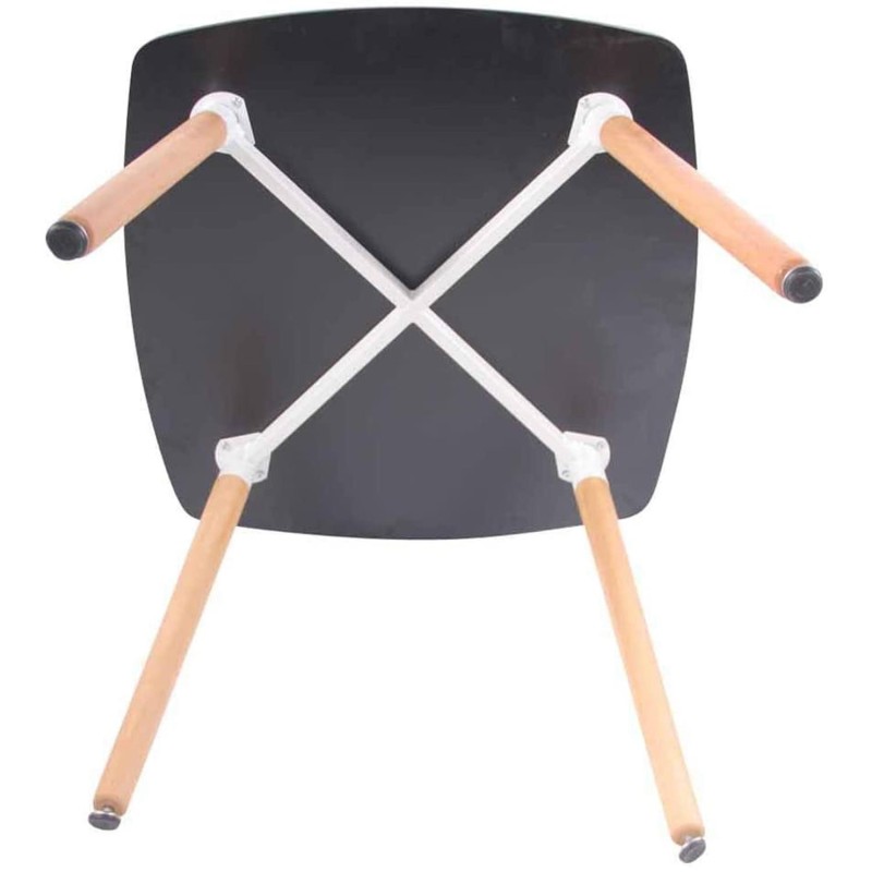 Mesa BERGER, 80x80x75cm, color Negro