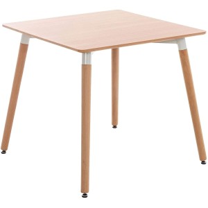 Mesa BERGER, 80x80x75cm, color Negro
