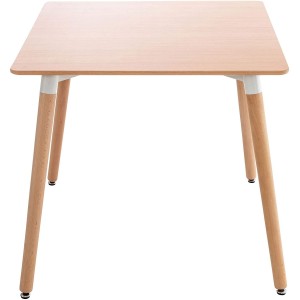 Mesa BERGER, 80x80x75cm, color Negro